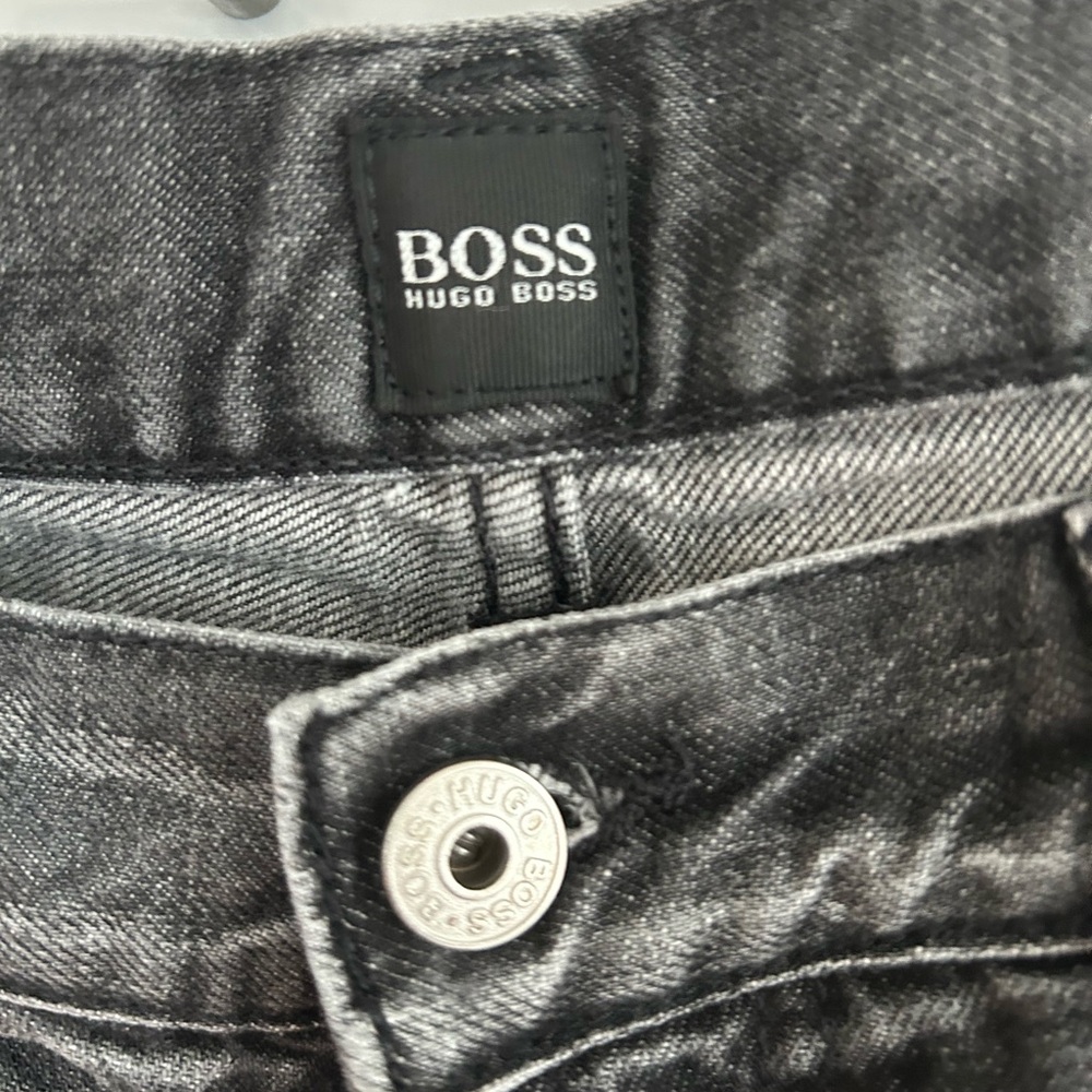 Hugo Boss Charcoal Regular Fit Jeans - image 2